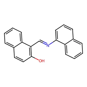 1-(1-Naphthyliminomethyl)-2-naphthol structure