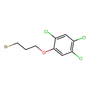 1-(3-bromopropoxy)-2,4,5-trichlorobenzene structure
