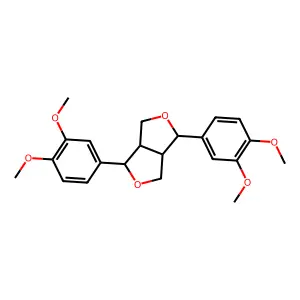 Pinoresinol dimethyl ether structure