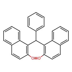 1-[(2-hydroxynaphthalen-1-yl)-phenylmethyl]naphthalen-2-ol structure