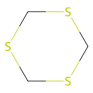 1,3,5-TRITHIANE structure