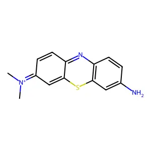 Compound C14H14N3S+ structure