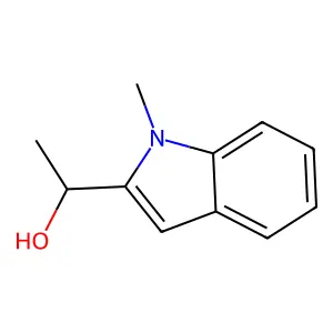 1-(1-methylindol-2-yl)ethanol structure