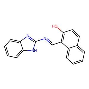 1-[(1H-Benzimidazole-2-ylimino)methyl]-2-naphthol structure