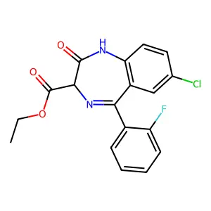 ethyl loflazepate structure