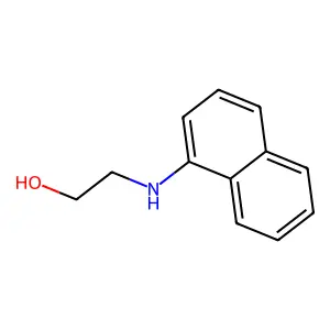 2-(naphthalen-1-ylamino)ethanol structure
