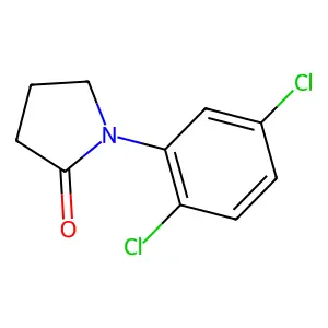 1-(2,5-dichlorophenyl)pyrrolidin-2-one structure