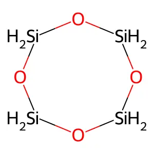 1,3,5,7,2,4,6,8-tetroxatetrasilocane structure