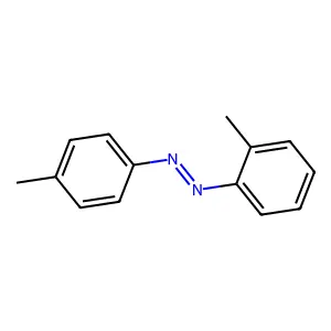 (2-methylphenyl)-(4-methylphenyl)diazene structure