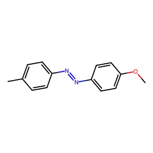 (4-METHOXYPHENYL)(4-METHYLPHENYL)DIAZENE structure