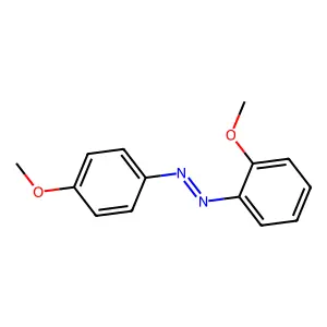 (2-methoxyphenyl)-(4-methoxyphenyl)diazene structure