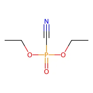 Diethyl cyanophosphonate structure