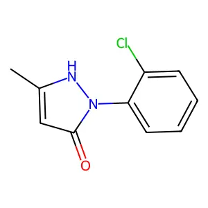 1-(2-chlorophenyl)-3-methyl-1H-pyrazol-5-ol structure