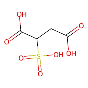 Thiosuccinic acid structure