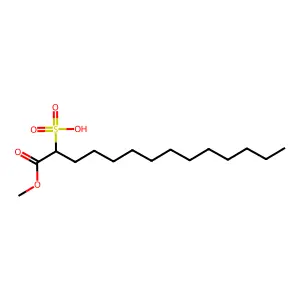 Methyl 2-sulfomyristate structure