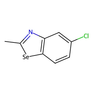 Benzoselenazole, 5-chloro-2-methyl- structure