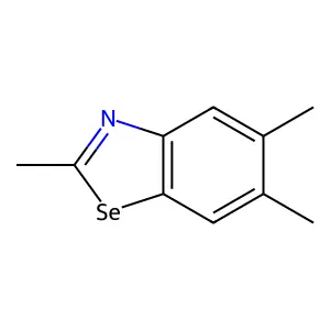 2,5,6-Trimethylbenzoselenazole structure