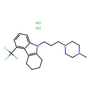 Compound C21H30Cl2F3N3 structure