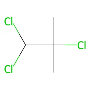 1,1,2-Trichloro-2-methylpropane structure