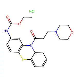 MORICIZINE HYDROCHLORIDE structure