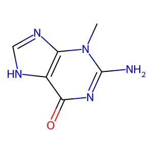 3-Methylguanine structure