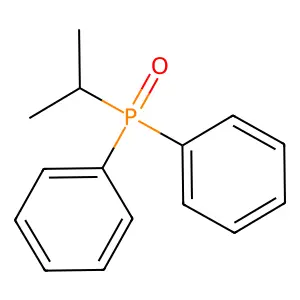 Isopropyldiphenylphosphine oxide structure