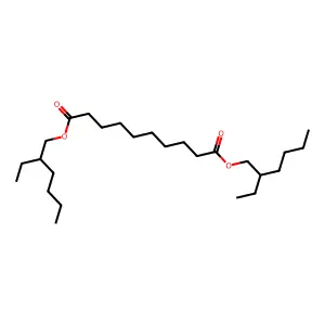 Di-2-ethylhexyl sebacate structure