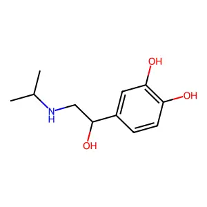 (+)-Isoproterenol structure