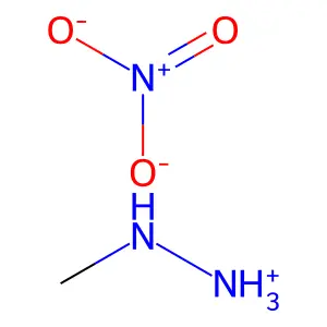 Monomethylhydrazine nitrate structure