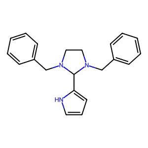 1,3-dibenzyl-2-(1H-pyrrol-2-yl)imidazolidine structure