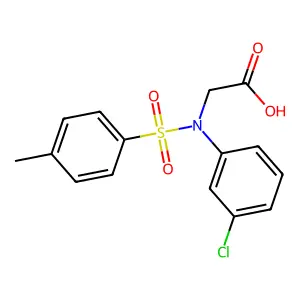 Compound C15H14ClNO4S structure