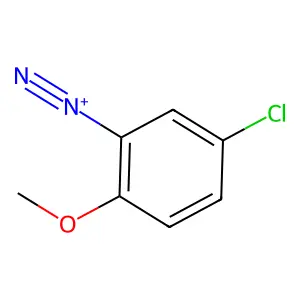 Benzenediazonium, 5-chloro-2-methoxy- structure