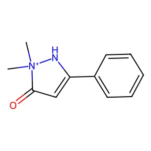 1,1-Dimethyl-3-phenyl-1H-1lambda(5)-pyrazol-5-ol structure