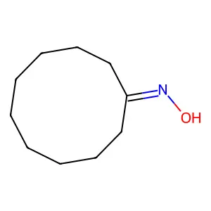 Cyclodecanone, oxime structure
