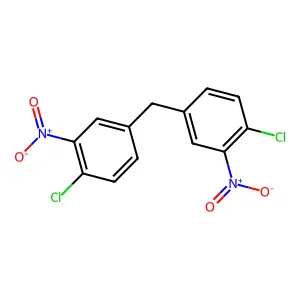1,1'-Methylenebis(4-chloro-3-nitrobenzene) structure