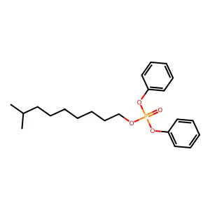 ISODECYL DIPHENYL PHOSPHATE structure