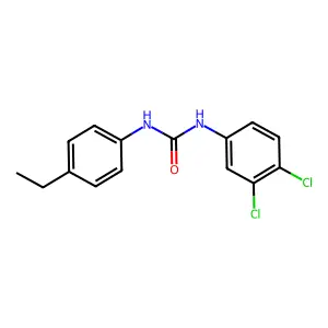 1-(3,4-dichlorophenyl)-3-(4-ethylphenyl)urea structure