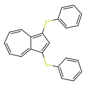 1,3-bis(phenylsulfanyl)azulene structure