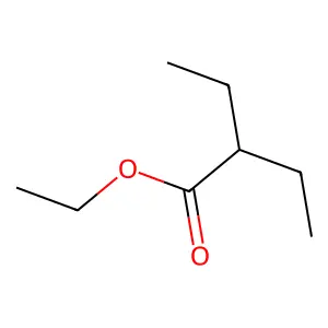 Ethyl 2-ethylbutanoate structure