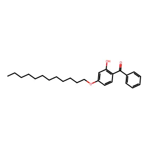 (4-dodecoxy-2-hydroxyphenyl)-phenylmethanone structure