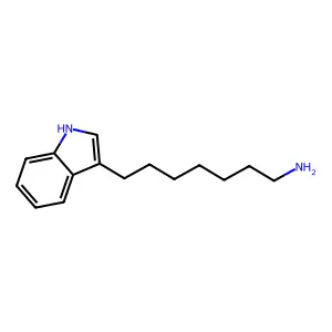 Indolylheptylamine structure