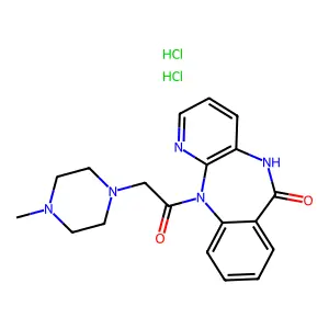 Pirenzepine dihydrochloride structure