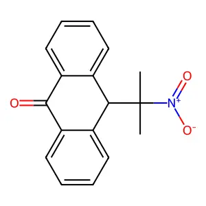 10-(2-nitropropan-2-yl)-10H-anthracen-9-one structure