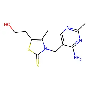 Thiothiamine structure