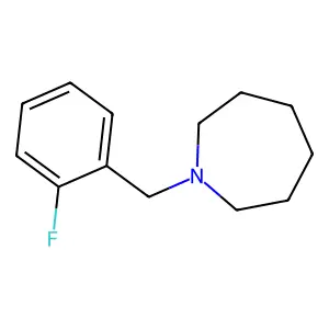 1-(2-fluorobenzyl)azepane structure