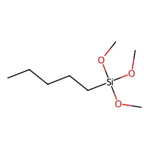 trimethoxy(pentyl)silane structure