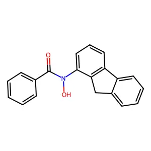N-Fluoren-1-ylbenzohydroxamic acid structure