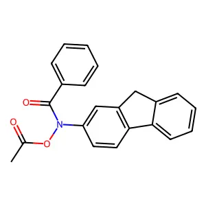 N-Fluoren-2-ylbenzohydroxamic acid, acetate structure