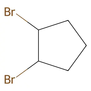 1,2-Dibromocyclopentane structure