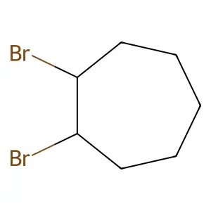 1,2-Dibromocycloheptane structure
